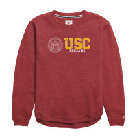 USC Trojans Women's League Cardinal Seal Victory Springs Sweatshirt